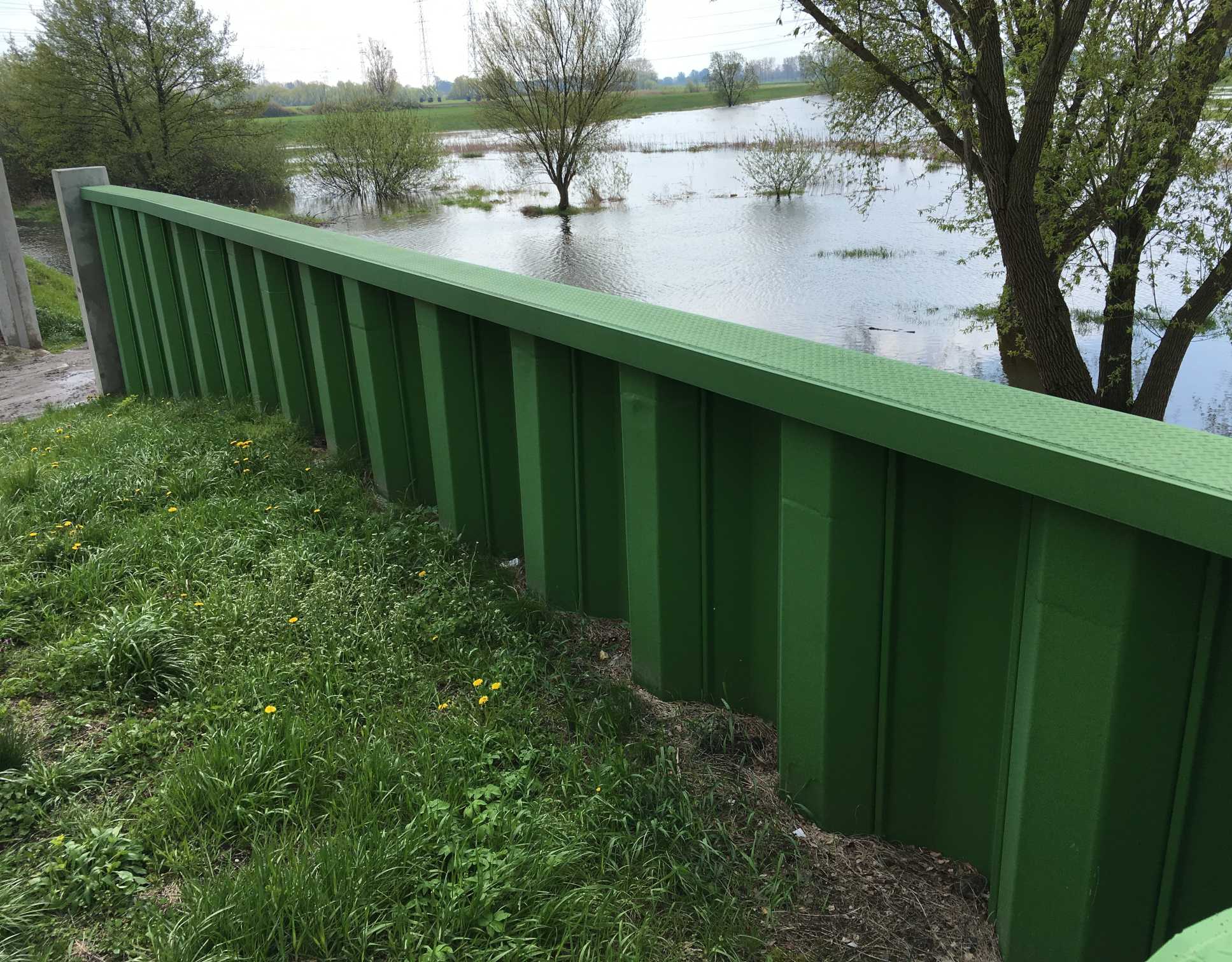Steel sheet piles protected with a green anti-corrosion coating from RD Coatings